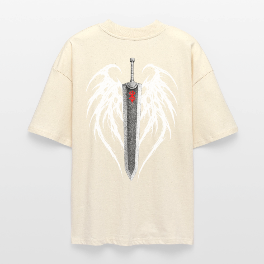 Berserk T-Shirt Dragon Slayer mit großem Rückenprint schwarz oversize Ryukai
Anime Streetwear T-Shirt inspiriert von Berserk Dragon Slayer Ryukai
Schwarzer Oversized Tee Berserk Dragon Slayer Design Rückseite