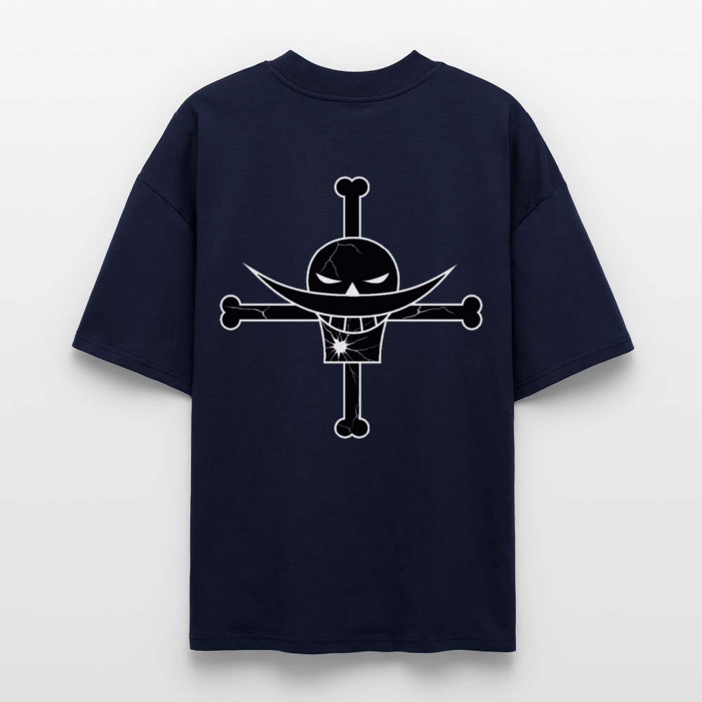 One Piece Whitebeard T-Shirt mit großem Rückenprint weiß oversize Ryukai
Anime Shirt inspiriert von One Piece Whitebeard Ryukai
Oversized Whitebeard Tee One Piece Fan Shirt Ryukai