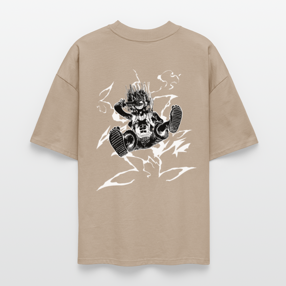 One Piece Shirt God of Liberation Luffy Gear 5 weiß oversize Ryukai
Oversized Anime Shirt inspiriert von Luffy Gear 5 God of Liberation Ryukai
Weißes One Piece Shirt mit großem God of Liberation Rückenprint Ryukai