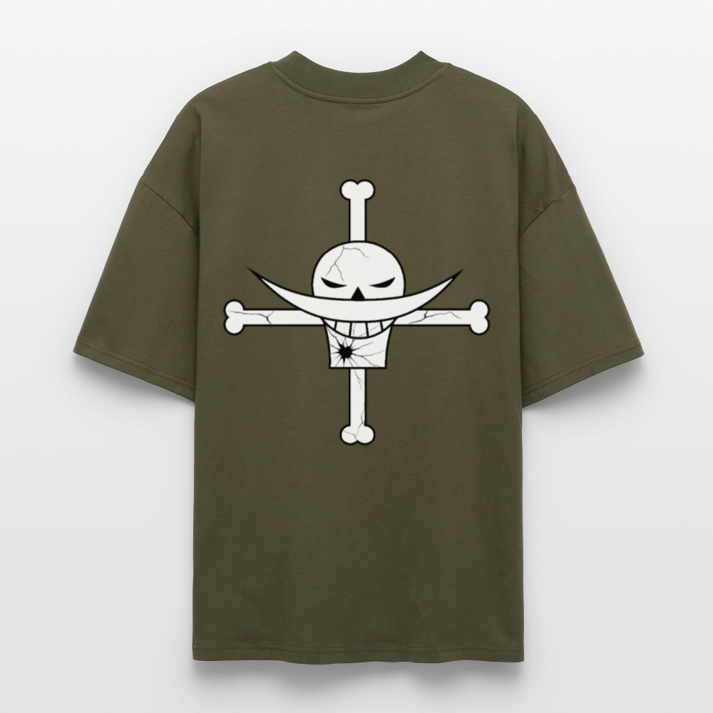 One Piece Whitebeard T-Shirt mit großem Rückenprint weiß oversize Ryukai
Anime Shirt inspiriert von One Piece Whitebeard Ryukai
Oversized Whitebeard Tee One Piece Fan Shirt Ryukai