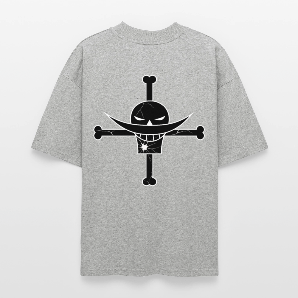 One Piece Whitebeard T-Shirt mit großem Rückenprint weiß oversize Ryukai
Anime Shirt inspiriert von One Piece Whitebeard Ryukai
Oversized Whitebeard Tee One Piece Fan Shirt Ryukai