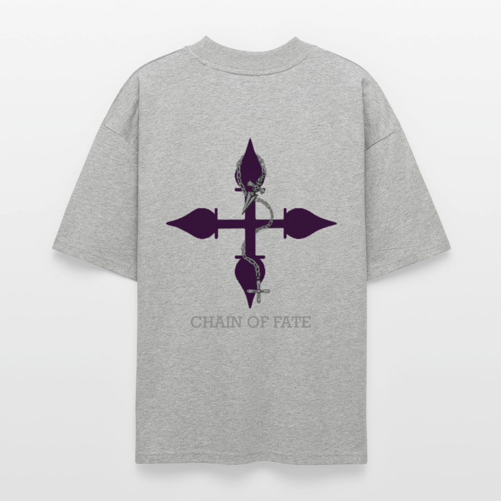 Hunter x Hunter Kurapika T-Shirt Chain of Fate Motiv weiß oversize Ryukai
Oversized Anime T-Shirt inspiriert von Kurapika Hunter x Hunter Ryukai
Weißes Hunter x Hunter Shirt mit Kettenmotiv Ryukai