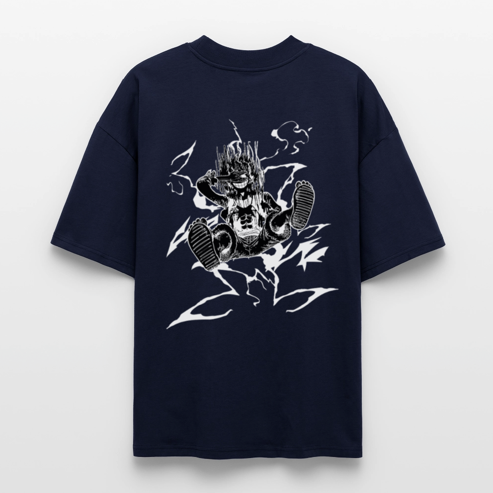 One Piece Shirt God of Liberation Luffy Gear 5 weiß oversize Ryukai
Oversized Anime Shirt inspiriert von Luffy Gear 5 God of Liberation Ryukai
Weißes One Piece Shirt mit großem God of Liberation Rückenprint Ryukai