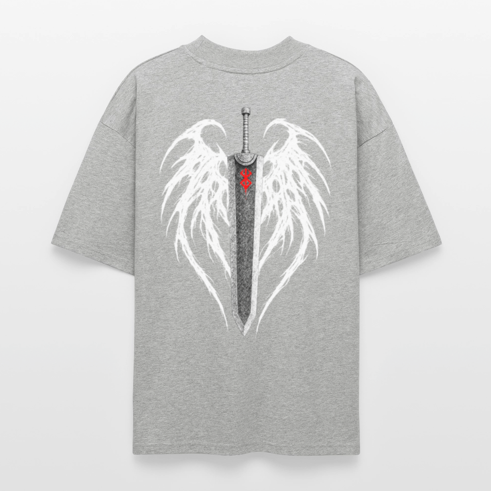 Berserk T-Shirt Dragon Slayer mit großem Rückenprint schwarz oversize Ryukai
Anime Streetwear T-Shirt inspiriert von Berserk Dragon Slayer Ryukai
Schwarzer Oversized Tee Berserk Dragon Slayer Design Rückseite