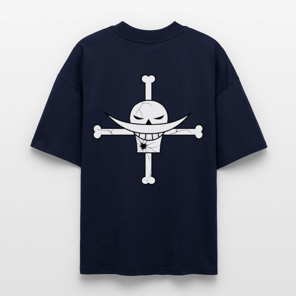 One Piece Whitebeard T-Shirt mit großem Rückenprint weiß oversize Ryukai
Anime Shirt inspiriert von One Piece Whitebeard Ryukai
Oversized Whitebeard Tee One Piece Fan Shirt Ryukai