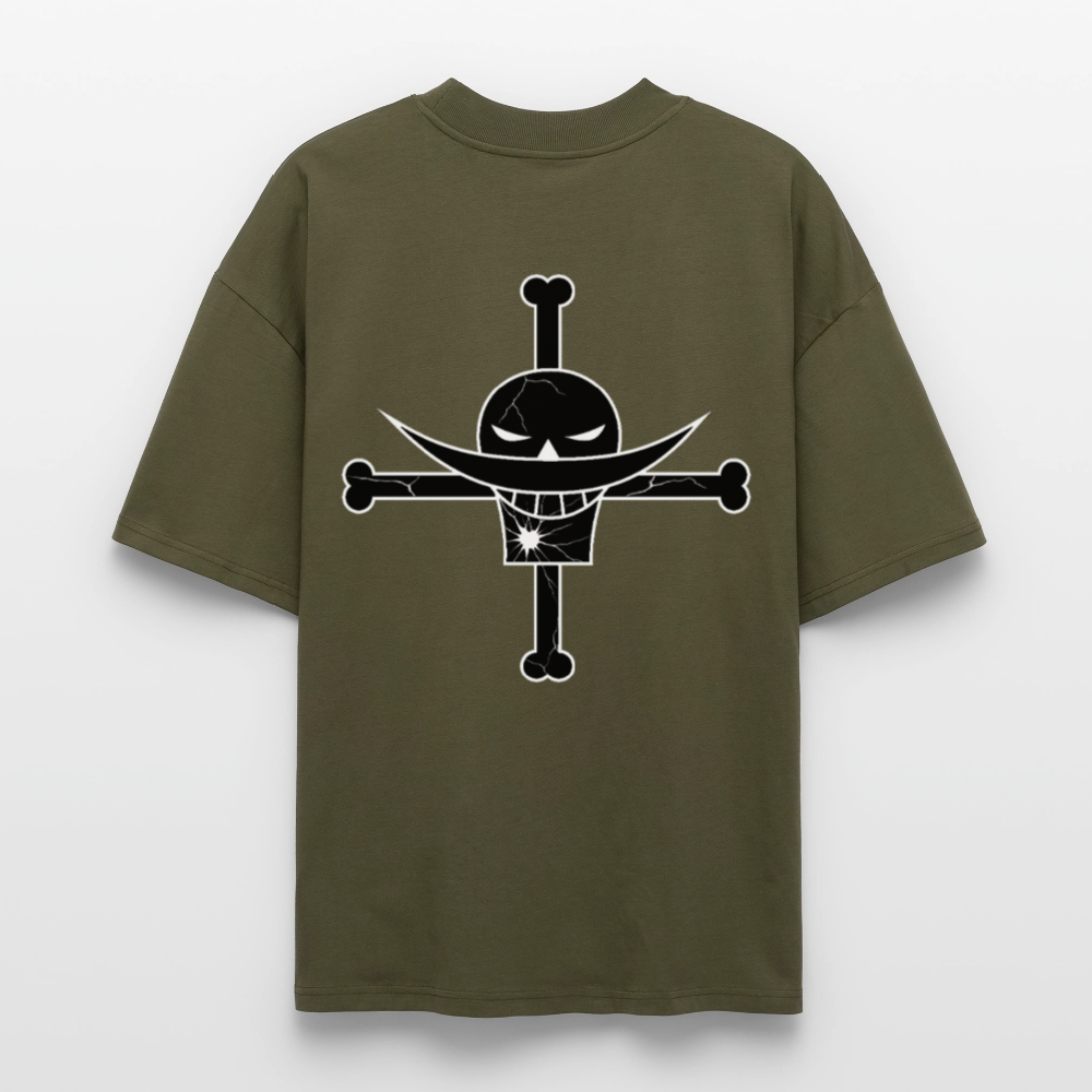 One Piece Whitebeard T-Shirt mit großem Rückenprint weiß oversize Ryukai
Anime Shirt inspiriert von One Piece Whitebeard Ryukai
Oversized Whitebeard Tee One Piece Fan Shirt Ryukai