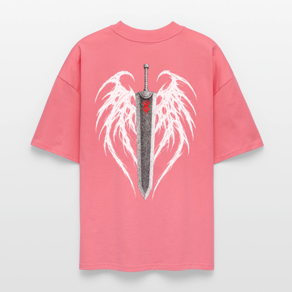 Berserk T-Shirt Dragon Slayer mit großem Rückenprint schwarz oversize Ryukai
Anime Streetwear T-Shirt inspiriert von Berserk Dragon Slayer Ryukai
Schwarzer Oversized Tee Berserk Dragon Slayer Design Rückseite