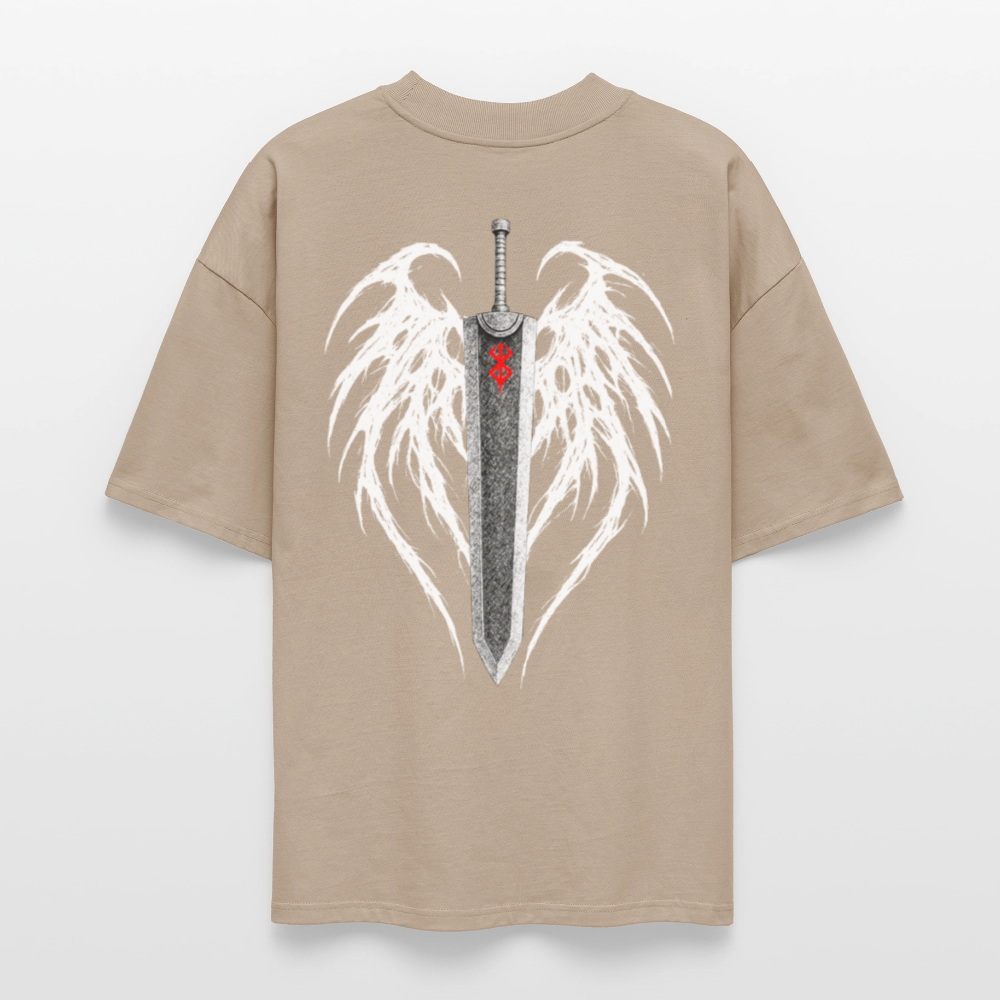 Berserk T-Shirt Dragon Slayer mit großem Rückenprint schwarz oversize Ryukai
Anime Streetwear T-Shirt inspiriert von Berserk Dragon Slayer Ryukai
Schwarzer Oversized Tee Berserk Dragon Slayer Design Rückseite