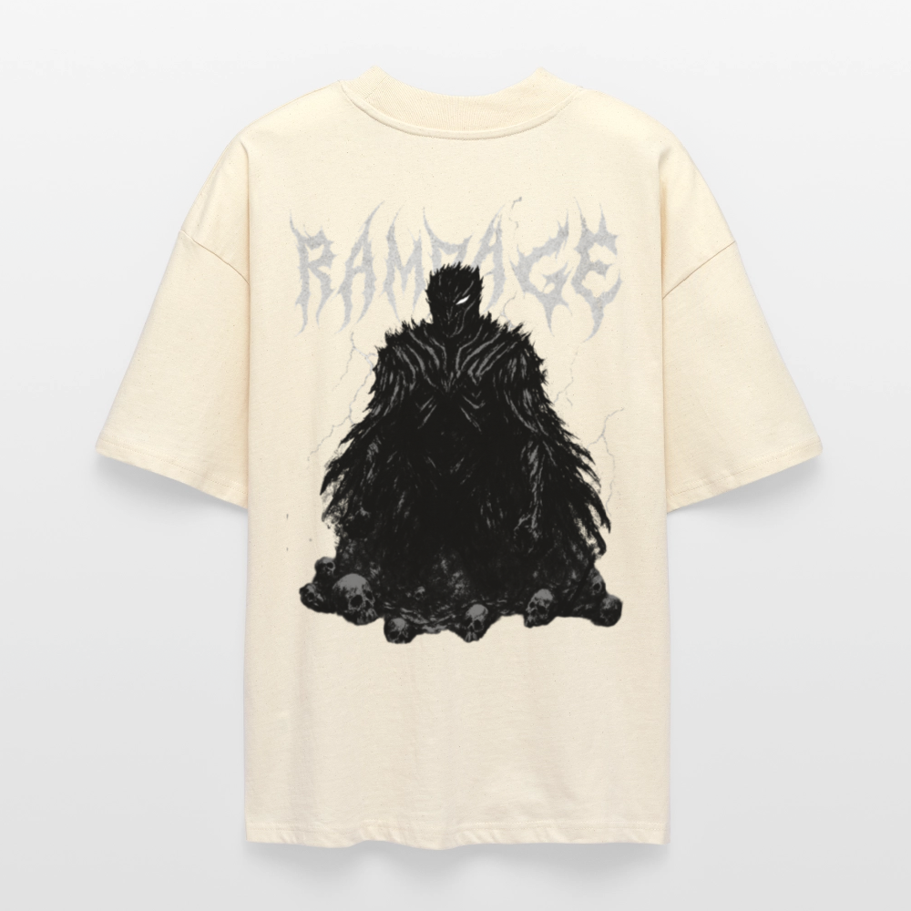 Berserk Dark Knight T-Shirt Rampage Rückenprint schwarz oversize Ryukai
Oversized Anime Shirt inspiriert von Berserk Guts Ryukai
Schwarzes Berserk T-Shirt mit großem Motiv Dark Knight Ryukai