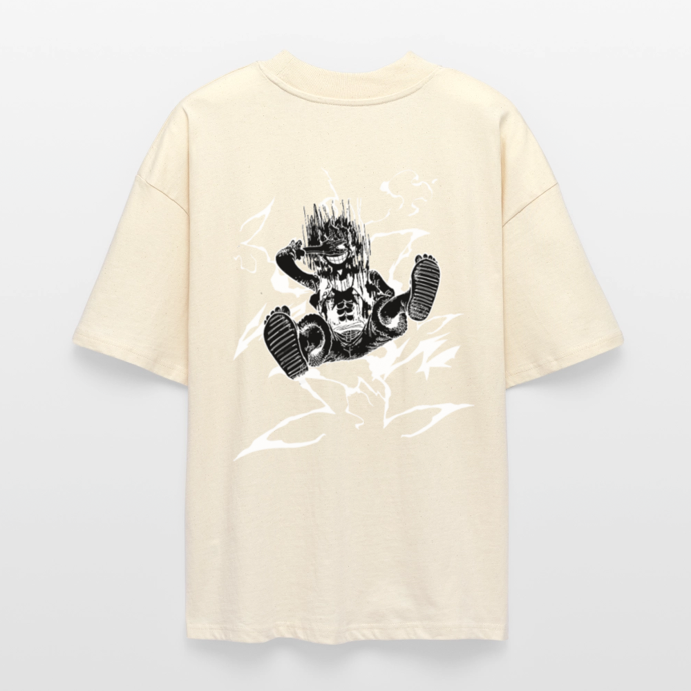 One Piece Shirt God of Liberation Luffy Gear 5 weiß oversize Ryukai
Oversized Anime Shirt inspiriert von Luffy Gear 5 God of Liberation Ryukai
Weißes One Piece Shirt mit großem God of Liberation Rückenprint Ryukai