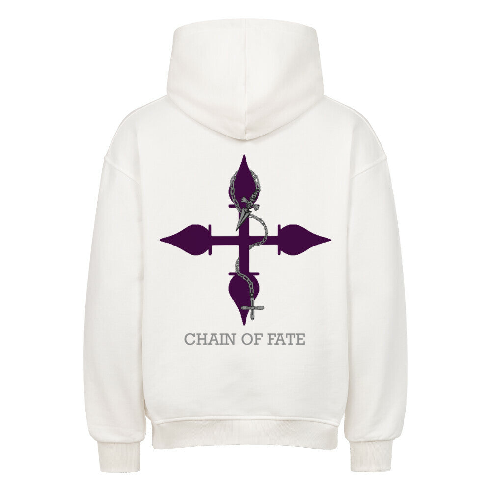 Hunter x Hunter Kurapika T-Shirt Chain of Fate Motiv weiß oversize Ryukai
Oversized Anime Hoodie inspiriert von Kurapika Hunter x Hunter Ryukai
Weißes Hunter x Hunter Hoodie mit Kettenmotiv Ryukai