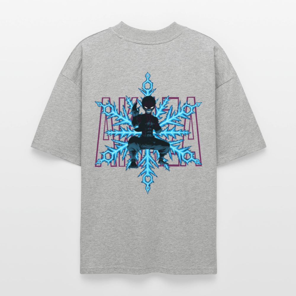 "Upper Moon 3" Tee - Grau meliert