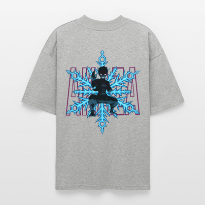 "Upper Moon 3" Tee - Grau meliert