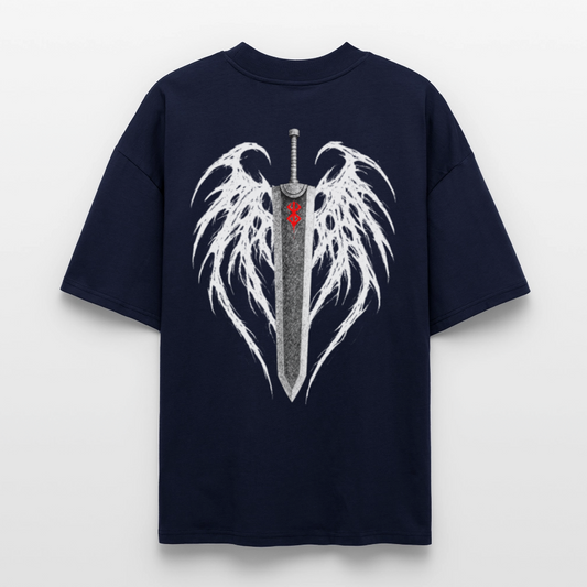 Berserk T-Shirt Dragon Slayer mit großem Rückenprint schwarz oversize Ryukai

Anime Streetwear T-Shirt inspiriert von Berserk Dragon Slayer Ryukai

Schwarzer Oversized Tee Berserk Dragon Slayer Design Rückseite