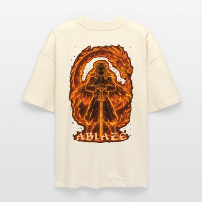 "Ablaze" - Weißgrau