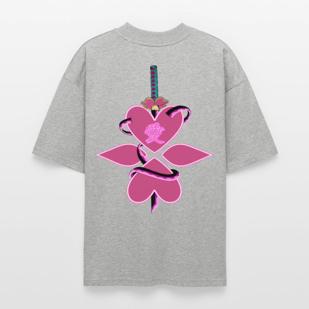 Stanley/Stella Oversized Unisex Bio T-Shirt Blaster - Grau meliert