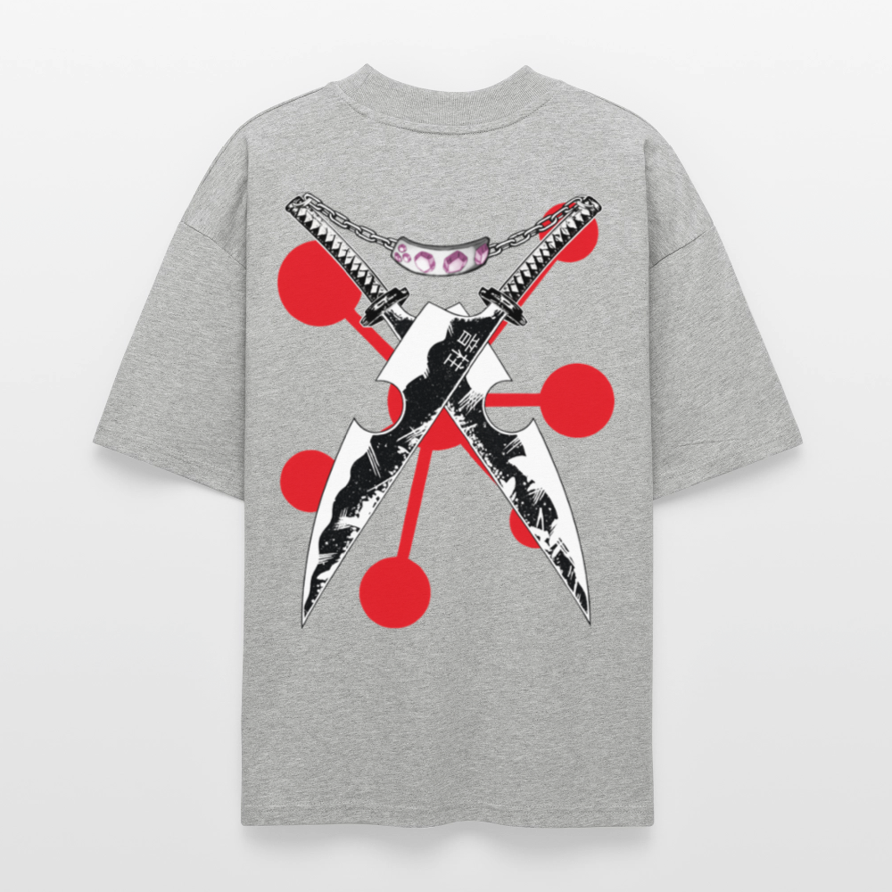 Stanley/Stella Oversized Unisex Bio T-Shirt Blaster - Grau meliert