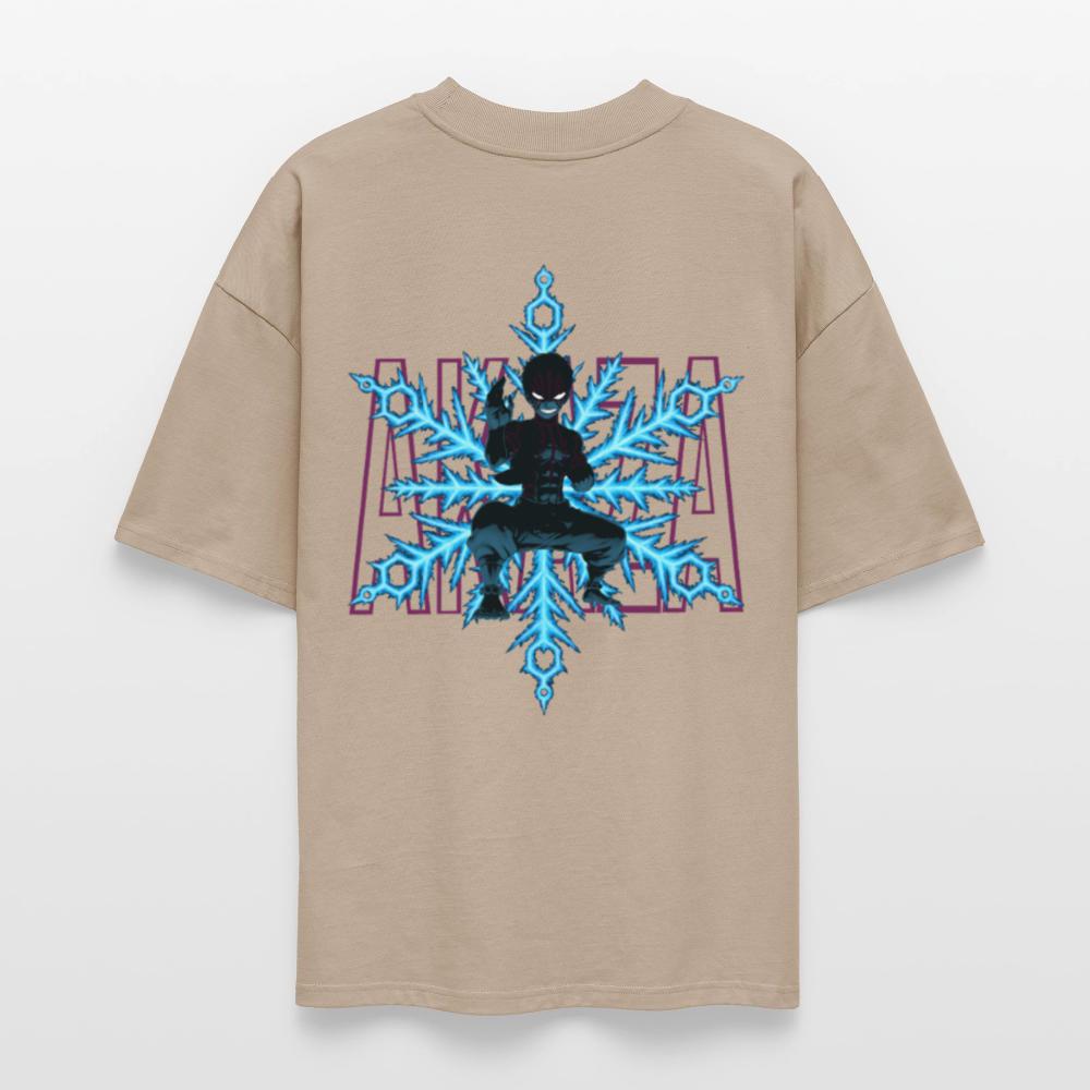 "Upper Moon 3" Tee - Steingrau