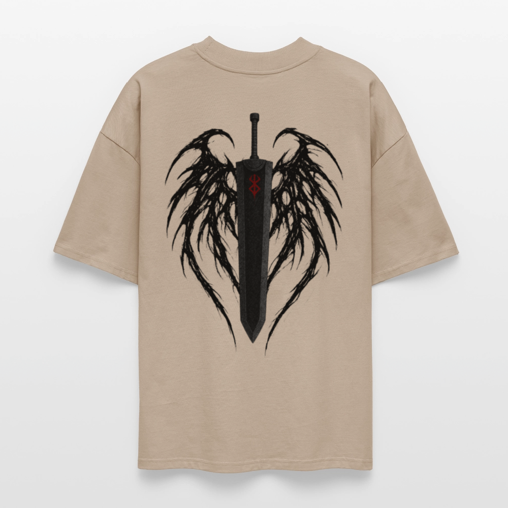 Berserk T-Shirt Dragon Slayer mit großem Rückenprint schwarz oversize Ryukai

Anime Streetwear T-Shirt inspiriert von Berserk Dragon Slayer Ryukai

Schwarzer Oversized Tee Berserk Dragon Slayer Design Rückseite