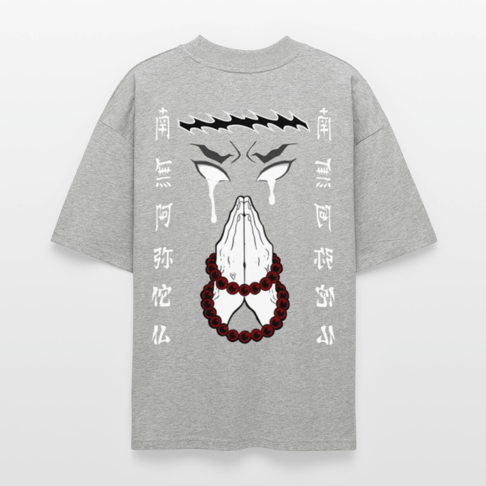 "The Strongest" Tee - Grau meliert