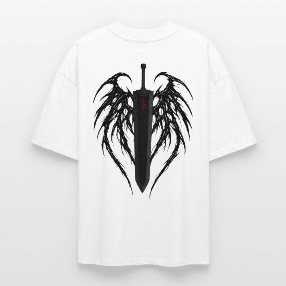 Berserk T-Shirt Dragon Slayer mit großem Rückenprint schwarz oversize Ryukai

Anime Streetwear T-Shirt inspiriert von Berserk Dragon Slayer Ryukai

Schwarzer Oversized Tee Berserk Dragon Slayer Design Rückseite
